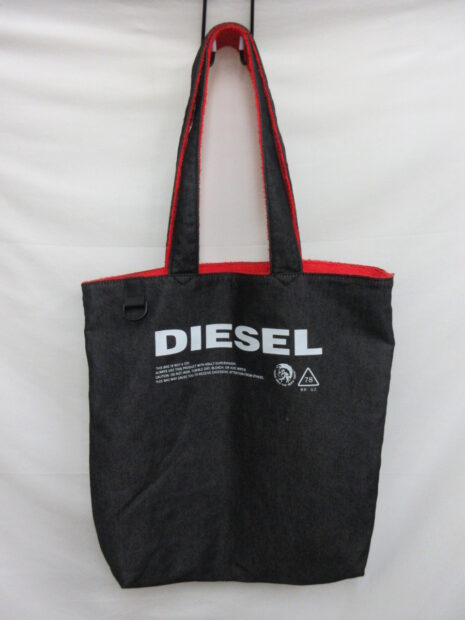 DIESEL ディーゼル デニム パイル トートバッグ 
