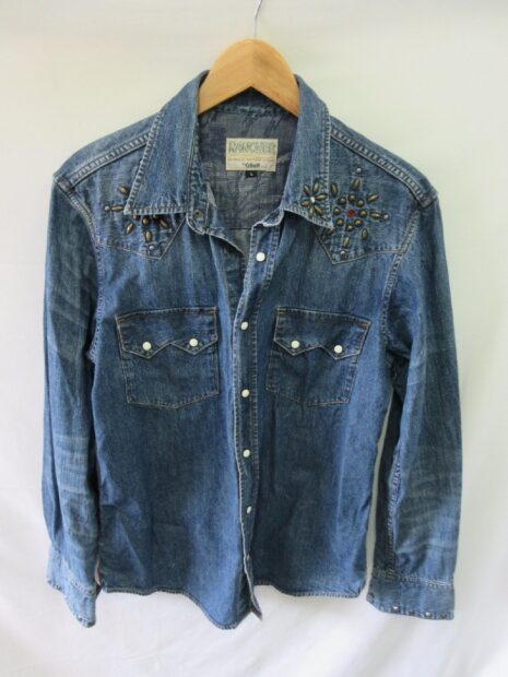 ショット　schott RANCHER スタッズデニムウエスタンシャツ