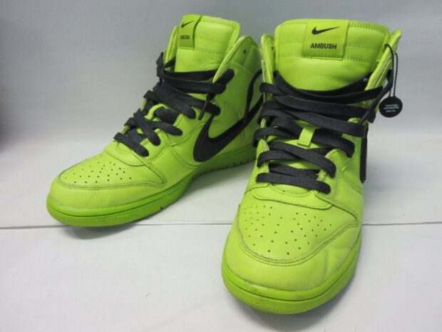 ナイキ × アンブッシュ NIKE × AMBUSH DUNK HI AMBUSH アンブッシュ FLASH LIME CU7544-300 スニーカー