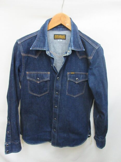アイアンハート　IRON HEART デニムウエスタンシャツ　