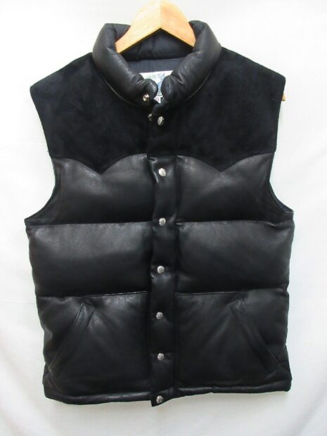 リアルマッコイズ THE REAL McCOY’s DOWN VEST DEERSKIN ディアスキン ダウンベスト