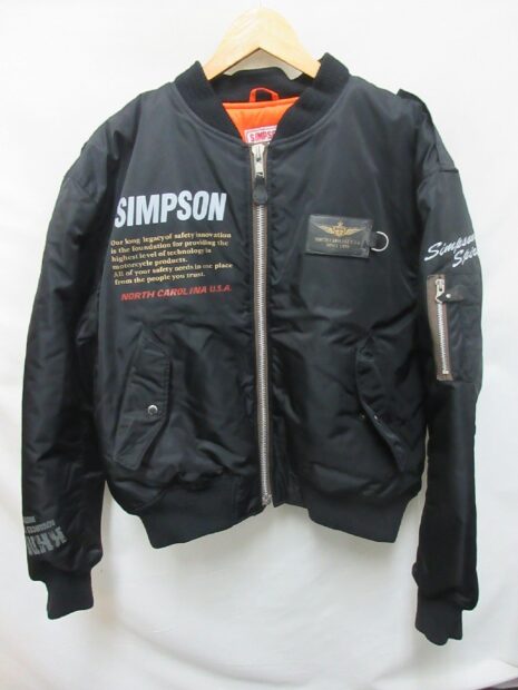 シンプソン SIMPSON MA-1 刺繍 パッチ ジャケット ブルゾン