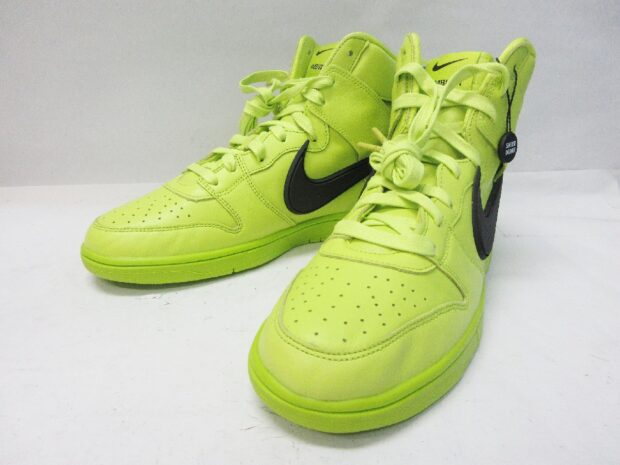 ナイキ NIKE × AMBUSH アンブッシュ DUNK HIGH FLASH LIME ダンクハイ フラッシュライム CU7544-300 スニーカー