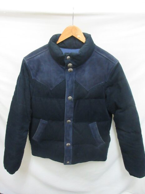 ロンハーマン Ron Herman RHC コーデュロイ スウェード コンチョ ダウン ジャケット