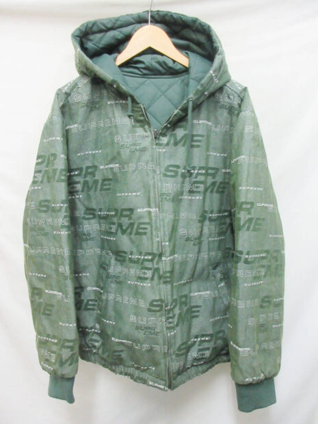 シュプリーム Supreme Reversible Dimensions Logo Denim Work Jacket リバーシブル ディメンション ロゴ デニム ワークジャケット