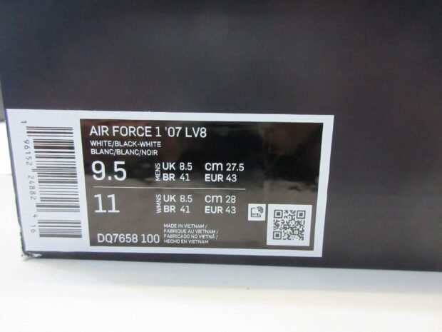 ナイキ NIKE AIR FORCE 1 Low '07 LV8 エアフォース1 40th Anniversary 40周年記念モデル DQ7658-100 スニーカー