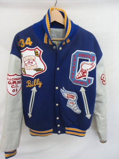 HEWITT MFG ヒューイット 袖レザー スタジャン スタジアムジャケット