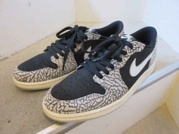 ナイキ NIKE AIR JORDAN 1 RETRO LOW OG エアジョーダン1 レトロ ロー ブラックセメント CZ0790-001