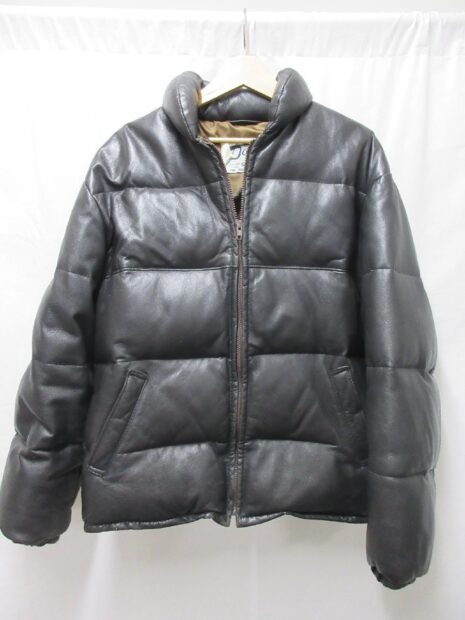 ショットschott オールレザーダウンジャケット　