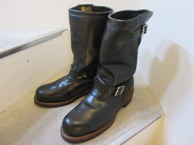 Chippewa チペワ 99953 ブラック コードバン スチールトゥエンジニア ワーク ブーツ