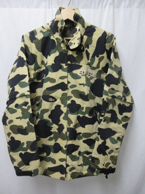 エイプBAPE 1stカモ サル迷彩2wayナイロン ジャケット