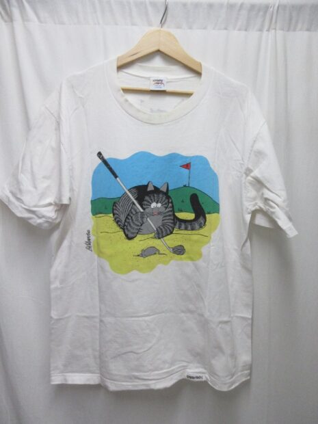 USA製　クレイジーシャツ　クリバンキャット　Tシャツ