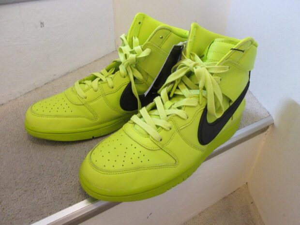 ナイキ　AMBUSH × NIKE DUNK HIGH FLASH LIME CU7544-300 スニーカー
