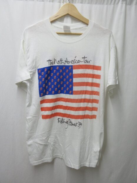 ローリングストーンズ 1989年 ツアーTシャツ ヴィンテージ 星条旗 USA