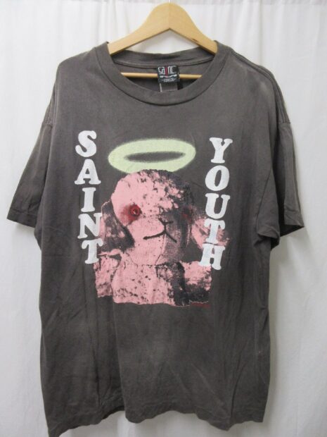 セイントマイケル　SAINT MICHAEL 　ブリーチ加工　Tシャツ　