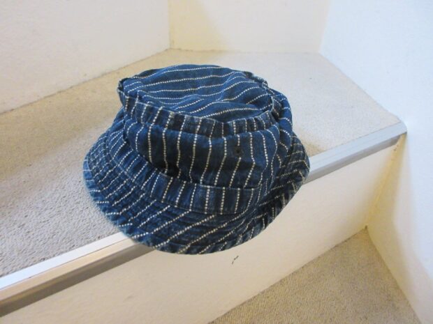 SUGAR CANE シュガーケーン WABASH STRIPE PORKPIE HAT