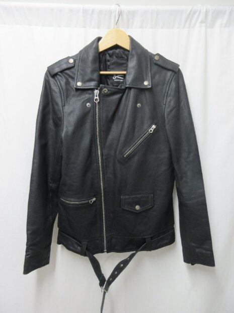 デンハム　DENHAM　牛革レザーライダースジャケット